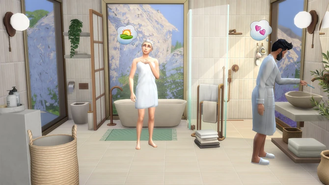 Los Sims 4: Baño Elegante