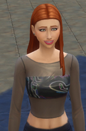 Morgan Fyres, una adolescente pre-creada en Los Sims 4: ¿Quedamos?.