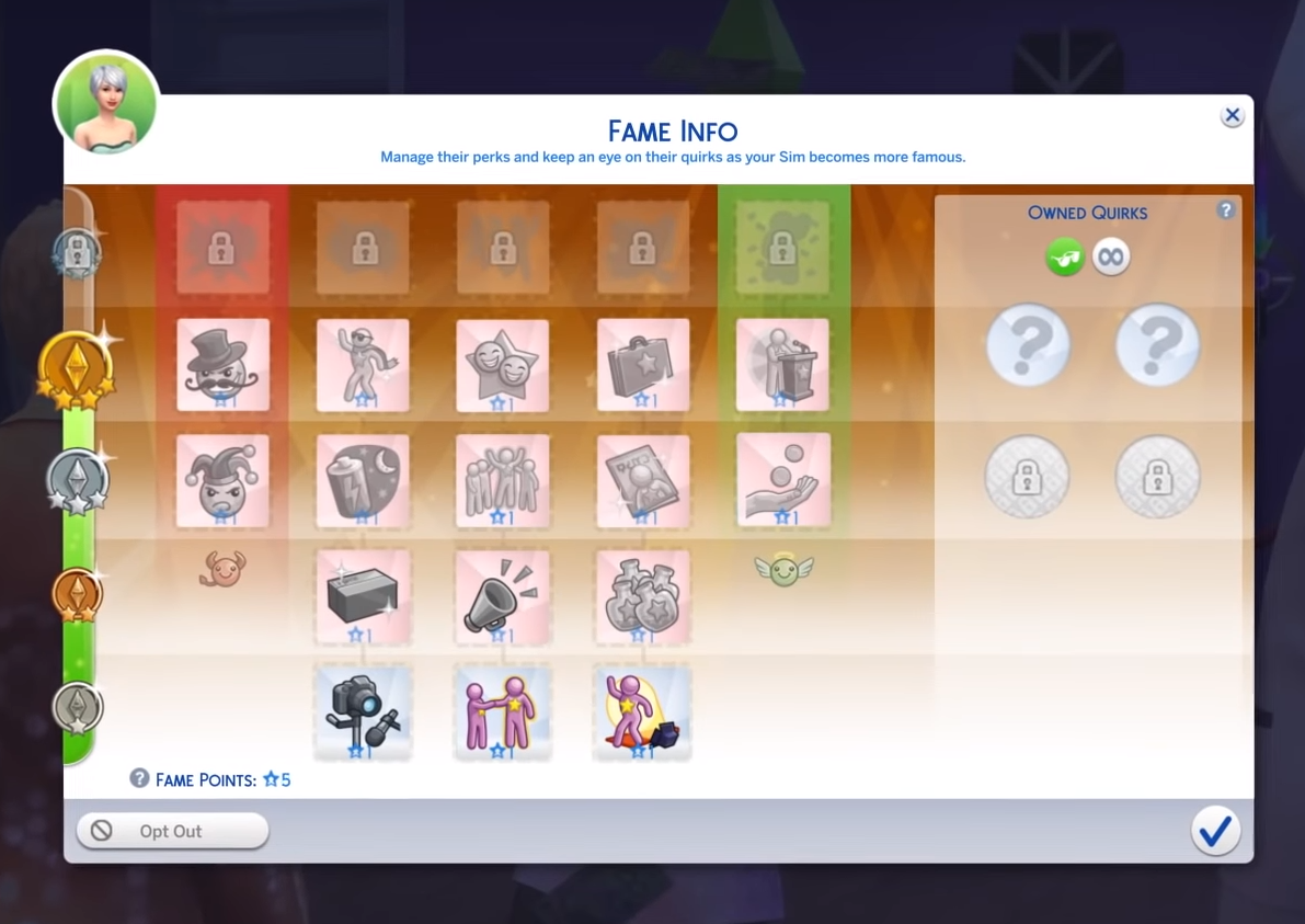 Sims 4 fame points cheat 5 star