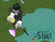 Magik 1 0008.jpg (12 KB) Wally O'Wisp cleaning a puddle in The Sims: Makin' Magic.