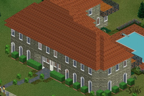 the sims 1 mansion