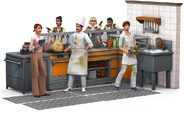 The Sims 4- Dine Out Render