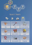 Mean trait used to be called mean-spirited, like in The Sims 3