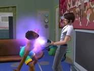 A Sim using the SimVac successfully.