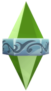 A spellcaster's plumbob.