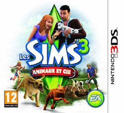 Packshot Les Sims 3 Animaux & Cie N3DS V1