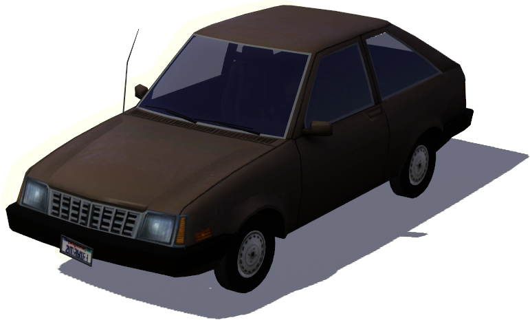 sims 3 vehicles with state license plate
