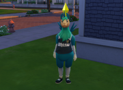 Llamacorn outfit in The Sims 4