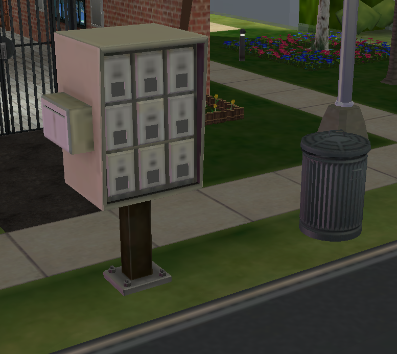 sims 4 city living mailbox