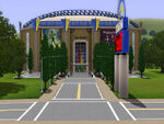 Llama Memorial Stadium in Sunset Valley, Riverview, Barnacle Bay, and Hidden Springs (50x32)