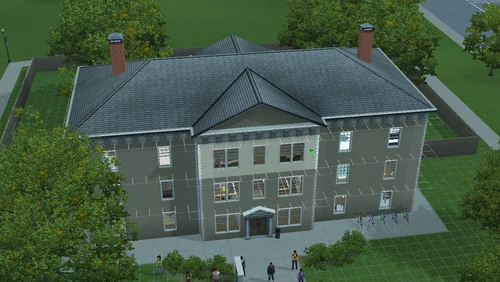 front view of Malan Hall