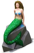 Mia the Mermaid decoration from The Sims 3: Seasons.