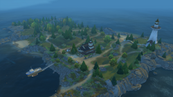 The fishing spot in brindleton bay at the lighthouse lot has sparkly stars  around the sign and in the water. What does this mean? : r/Sims4