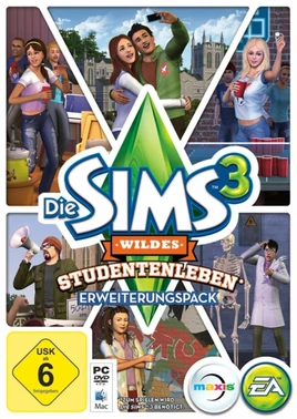 Sims3 Wildes Studentenleben Cover