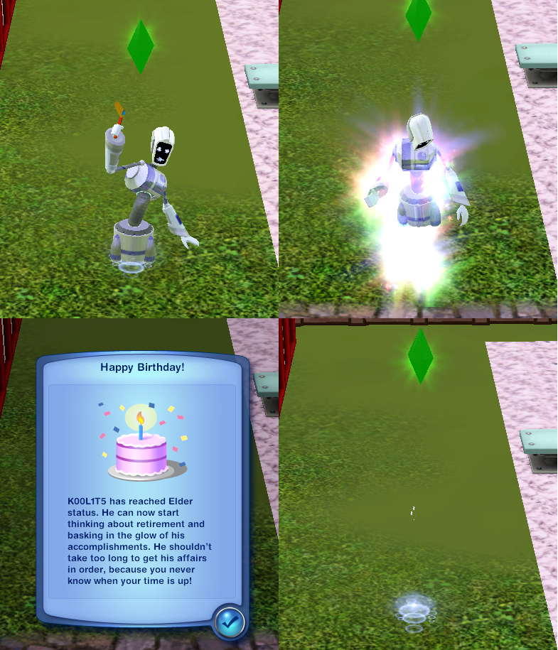 sims 3 into the future robot scanning