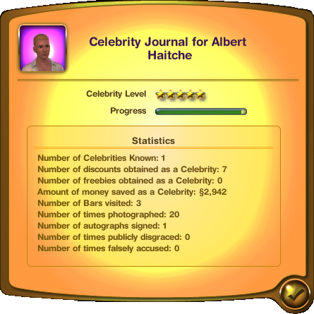 Fame perk, The Sims Wiki