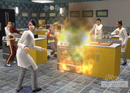 The Sims 2 Kitchen & Bathroom Interior Design kitchen fire