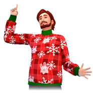 Ugly Jolly Jumper Create a Sim Only during the festive period do Sims feel comfortable throwing their sense of fashion and donning these Ugly Jolly Jumpers. Available in a variety of designs in Create a Sim.