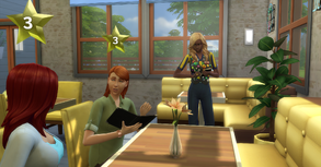 TS4 Waiter taking orders