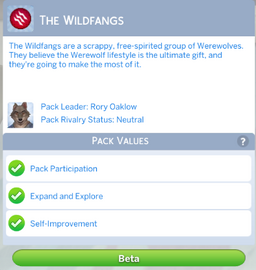 Wildfangs Pack Description