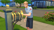 Cartero en Los Sims 4