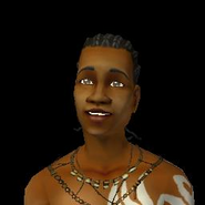 Linje's in-game appearance (with dark skintone).