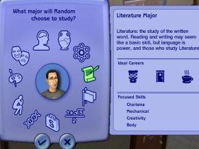 The Sims 2 Career Major Cheat Sheet: The best majors for all 25