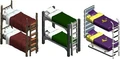 Bunk beds in The Sims Online.