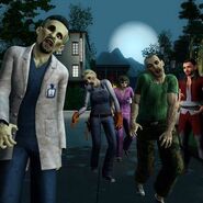 TS3Supernatural Zombies approach
