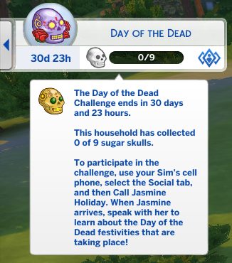 the sims 4 spooky challenge