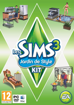 Jaquette Les Sims 3 Jardin de Style