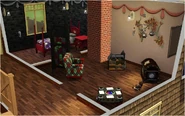 Bella's bedroom and play room... notice the Gothic decor!