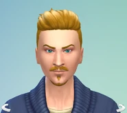 Loki in his casual everyday attire in The Sims 4