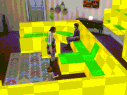 Sectional seating animations.