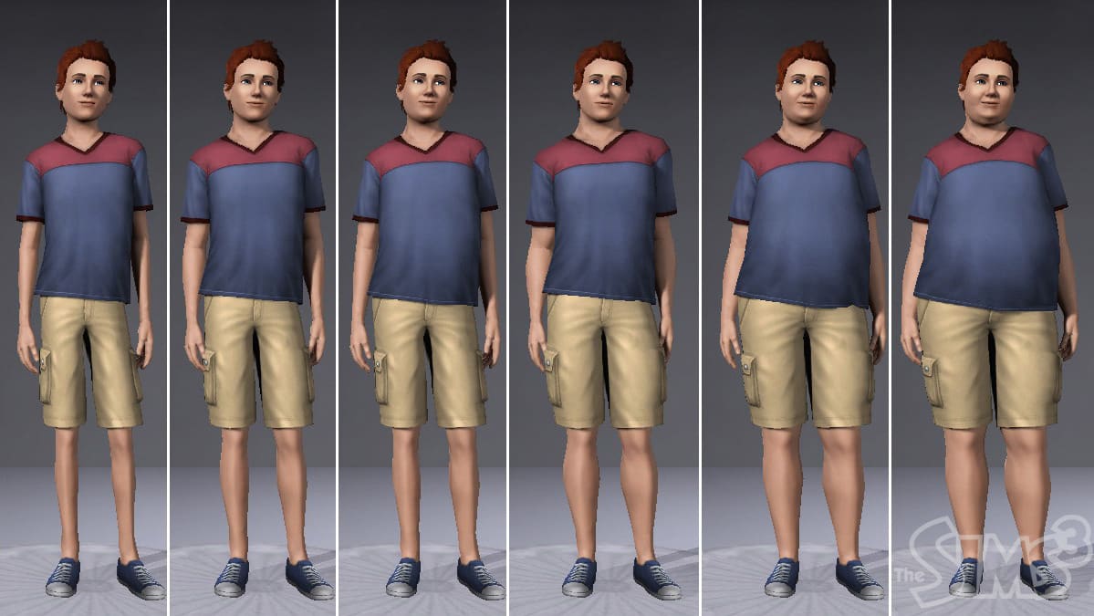 the sims 3 female sims no sliders