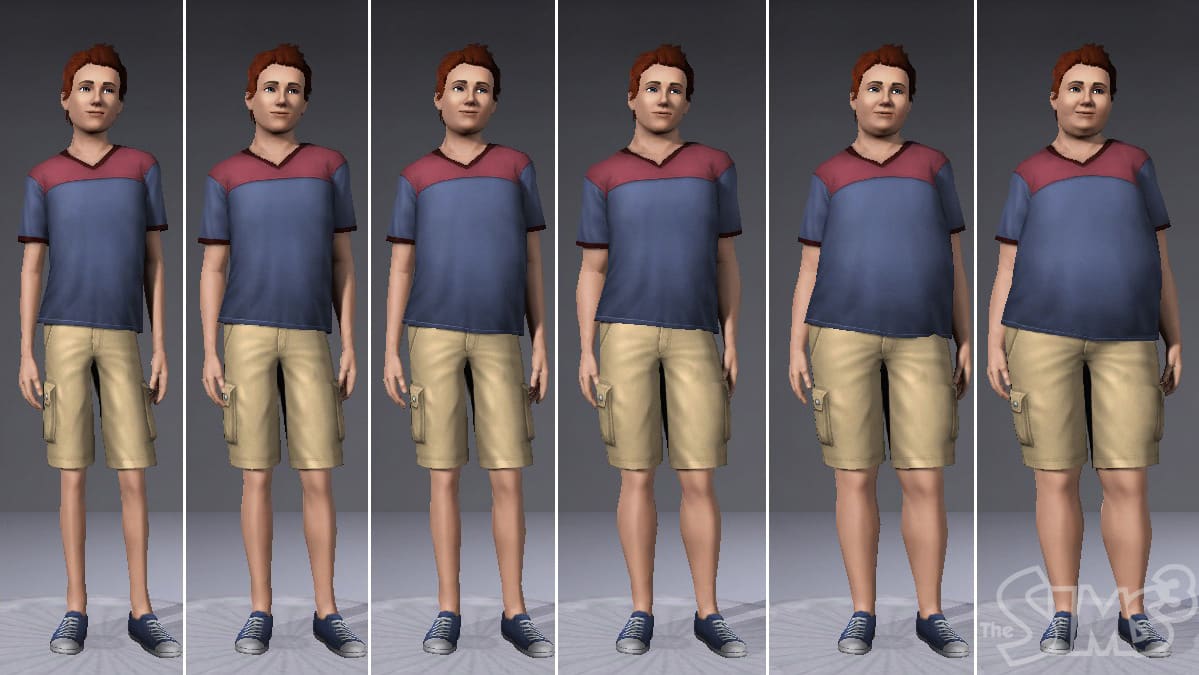 Mod The Sims - Body Shape Sliders