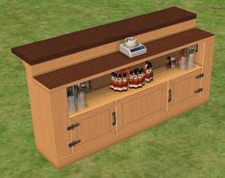 Ts2 double wood bar by romantic notions