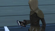 Grim Reaper with a tablet.