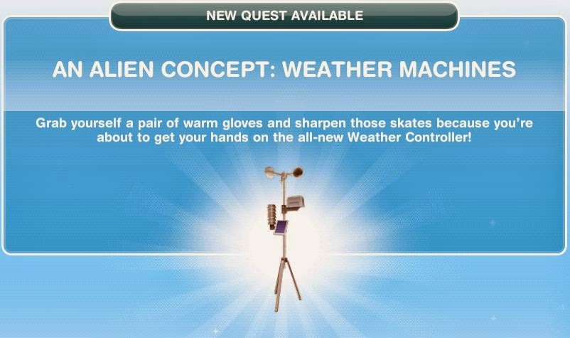 An Alien Concept Weather Machines The Sims Freeplay Wiki Fandom