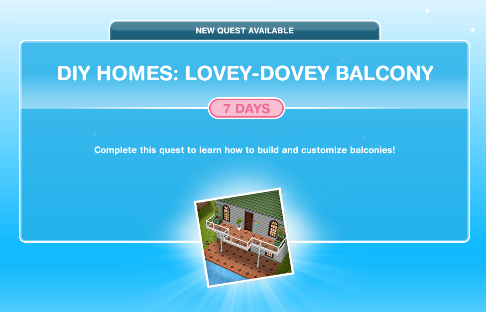 Lovey Dovey Balcony The Sims Freeplay Wiki Fandom