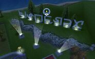 Completed Simtown Sign