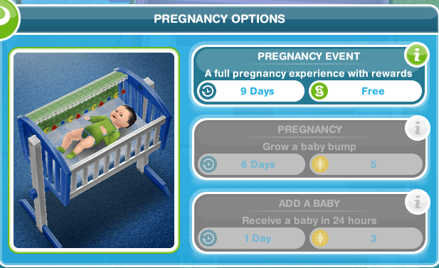 Pregnancy Event Daily Goals: Write letters announcing the pregnancy/ Sims  Freeplay 