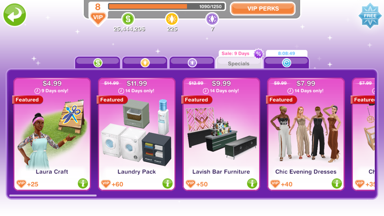 Jual THE SIMS FREEPLAY ONLINE STORE SPECIAL PACK - Kota Semarang - R_game  Store