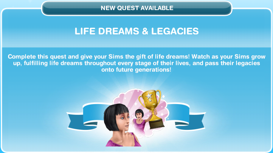the sims freeplay quest list