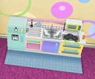 Deluxe play kitchen