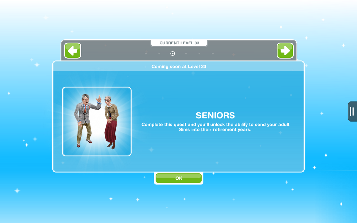 The Sims FreePlay Update Adds 'Adulthood' And 'Seniors' Quests