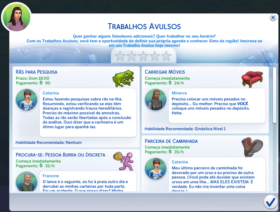 Tudo sobre as novas carreiras e trabalhos avulsos do The Sims 4 Ilhas  Tropicais // Mundo Drix