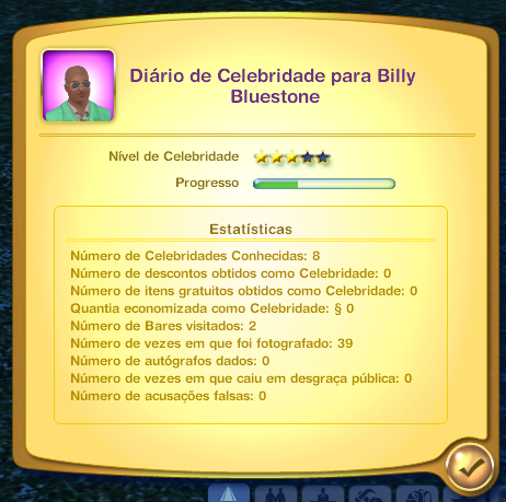 Celebridade (The Sims 3), The Sims Wiki