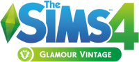Logo The Sims 4 Glamour Vintage (Primeira Versão)