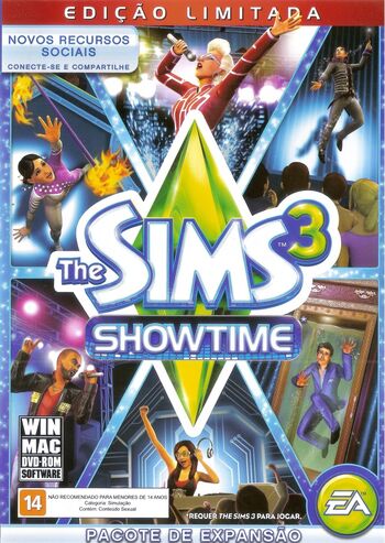 Packshot The Sims 3 Showtime